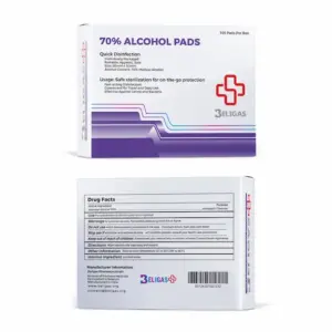 Beligas Pharma - 70% Alcohol Pads 100pcs
