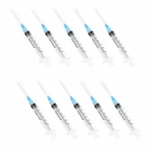 Crowx Syringes 3ml- 1.5in 10 Piece